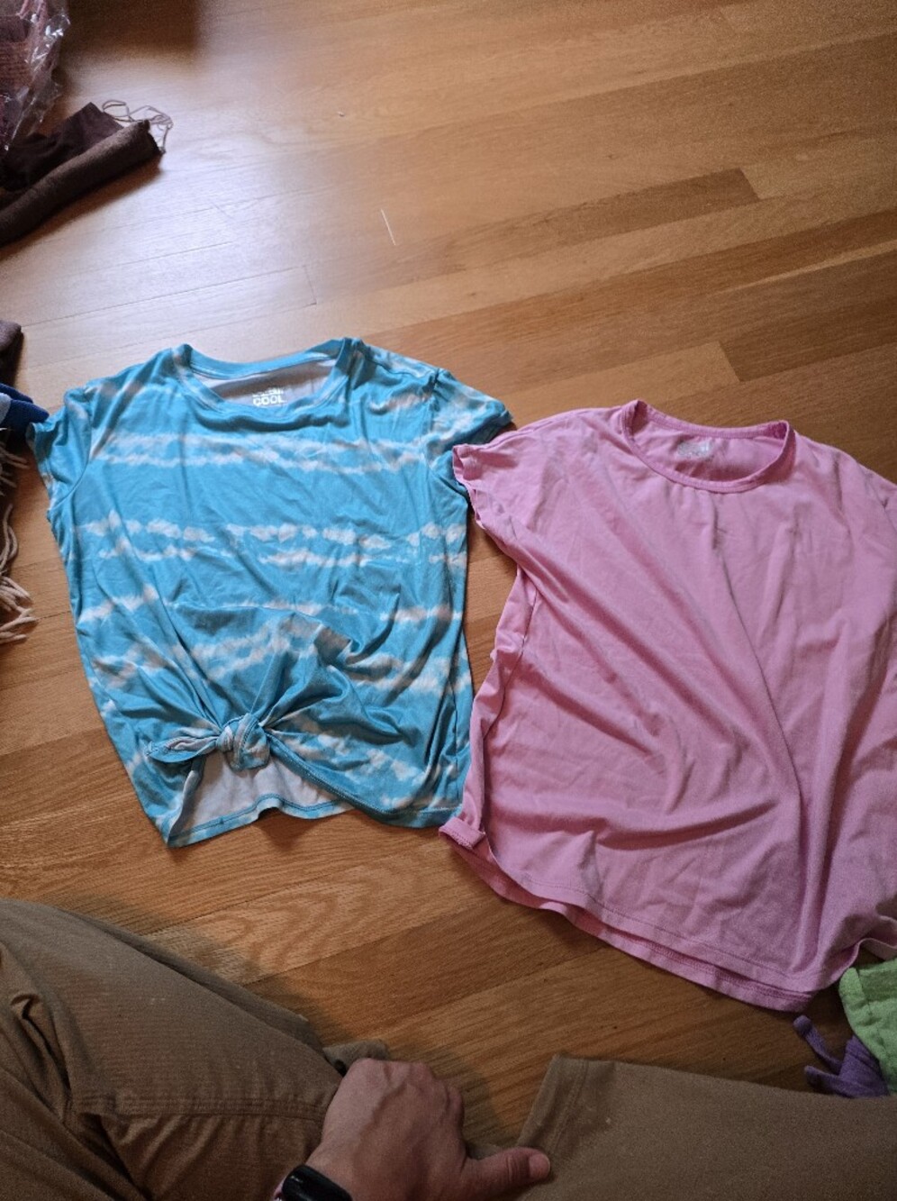 32 Degrees Girls Tie-Front Tshirts Sz 10/12